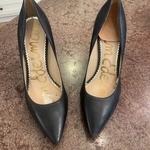 Sam Edelman Black Elegant Pointed-Toe Heels
